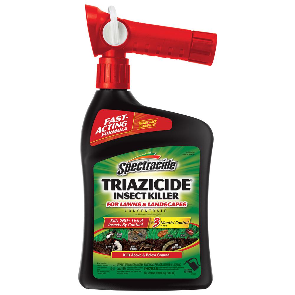 INSECT KILLER Triazicide Ready to Spray Lawn Trees Flowers Shrubs 32 fl. oz. eBay