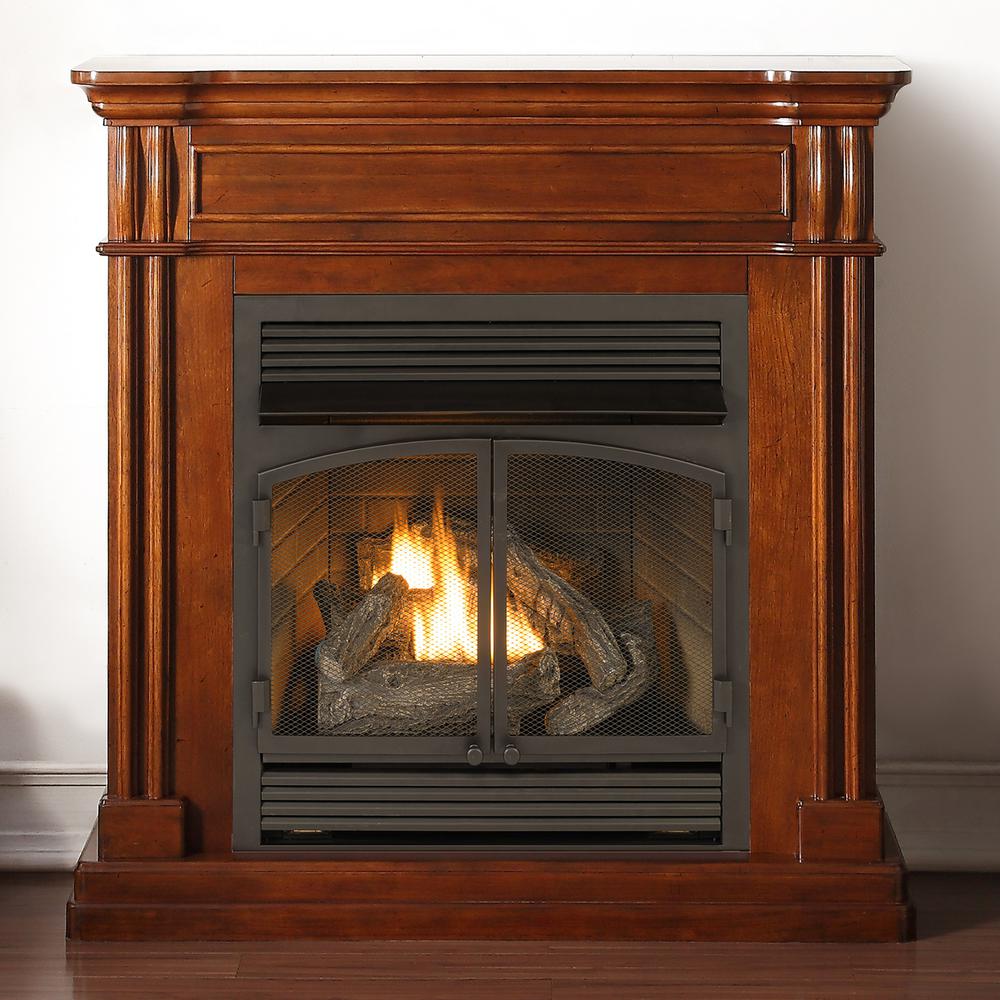 Brown Ventless Gas Fireplaces Gas Fireplaces The Home Depot