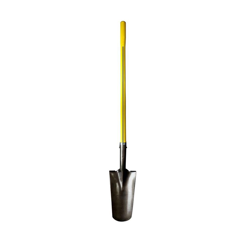 Photo 1 of 48 in. Fiberglass Handle 14 in. Hollow Back Blade Drain Spade