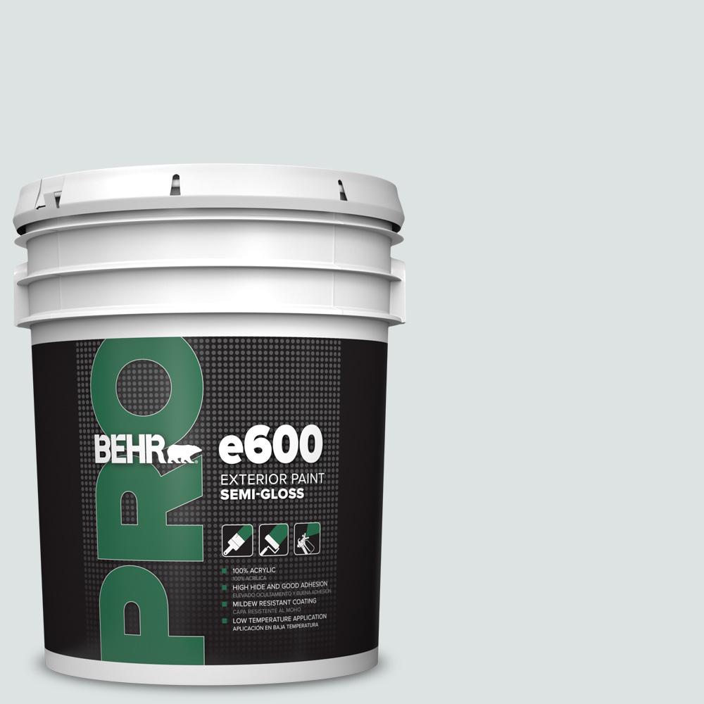 BEHR PRO 5 gal. MQ327 Etched Glass SemiGloss Acrylic Exterior Paint