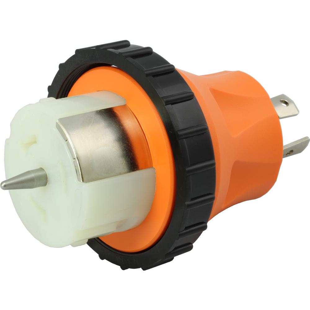 AC WORKS Transfer Switch/Temp Power Adapter L1430P 30 Amp 4Prong