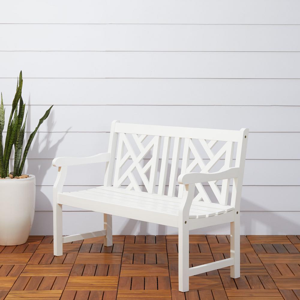 Vifah Bradley 4 Ft Patio Bench