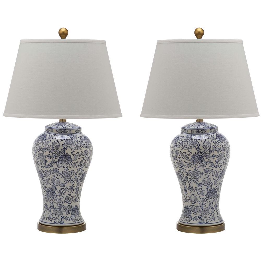 ceramic floral table lamps