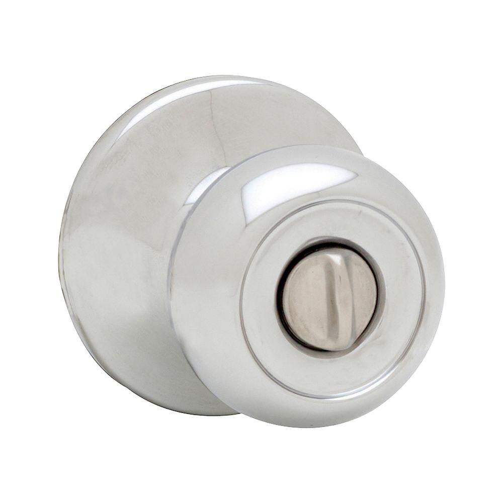 Kwikset Circa Polished Chrome Privacy Bed/Bath Door Knob97300746
