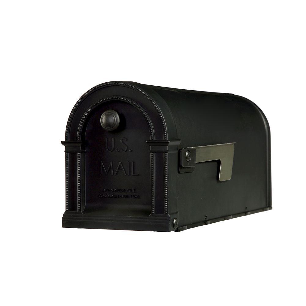 Gibraltar Mailboxes Lincoln Decorative Plastic PostMount Mailbox