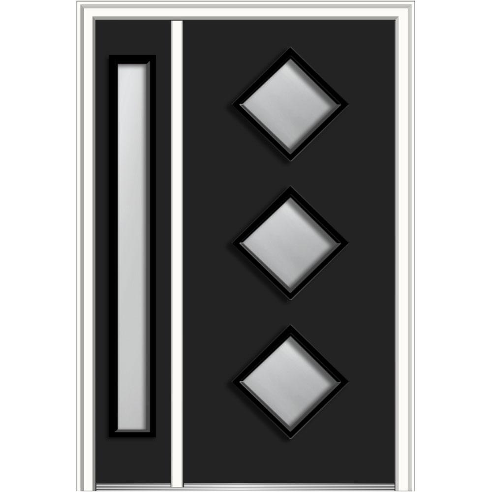 MMI Door 50 in. x 80 in. Aveline Frosted Glass Left-Hand 3-Lite ... MMI Door 50 in. x 80 in. Aveline Frosted Glass Left-Hand 3-Lite ...