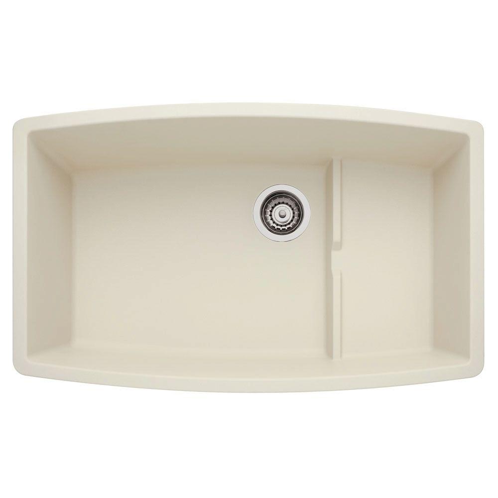 Blanco Performa Undermount Granite Composite 32 In 0 Hole Cascade Blanco Performa Undermount Granite Composite 32 In 0 Hole Cascade Super Single Bowl Kitchen