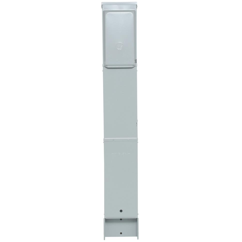 Metered RV Earth Burial Pedestal with 50 Amp and 30 Amp RV Receptacles 20 Amp G