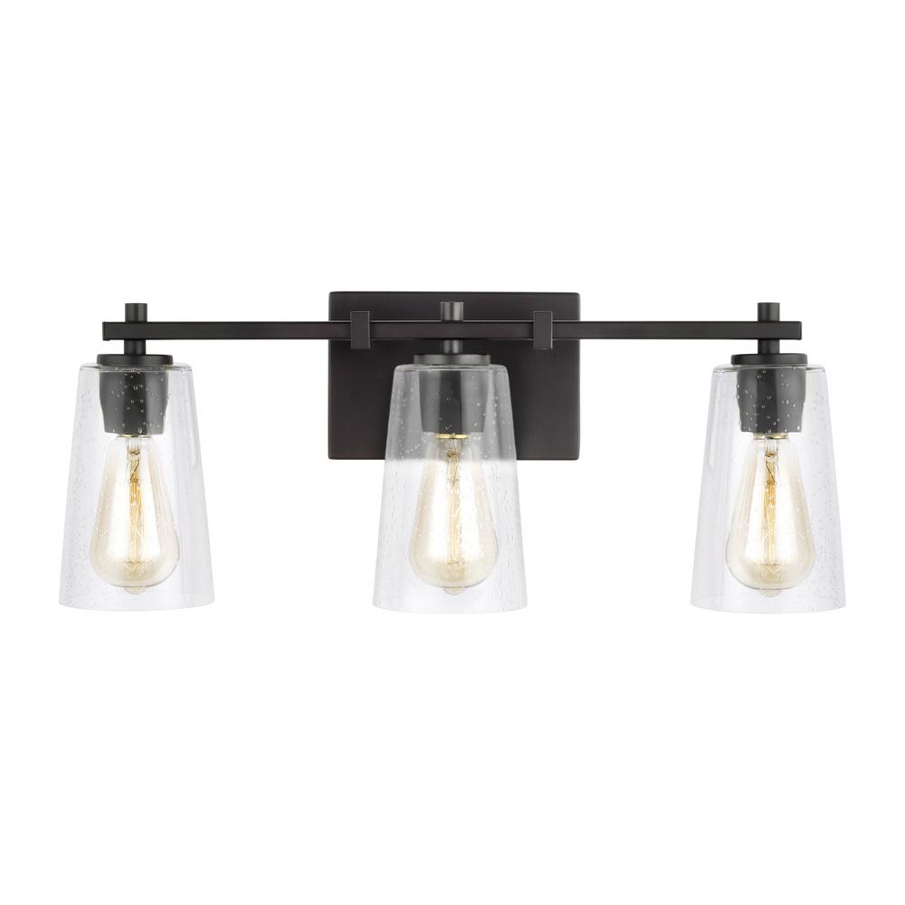 Feiss Mercer 3 Light Oil Rubbed Bronze Bath Vs24303orb The Feiss Mercer 3 Light Oil Rubbed Bronze