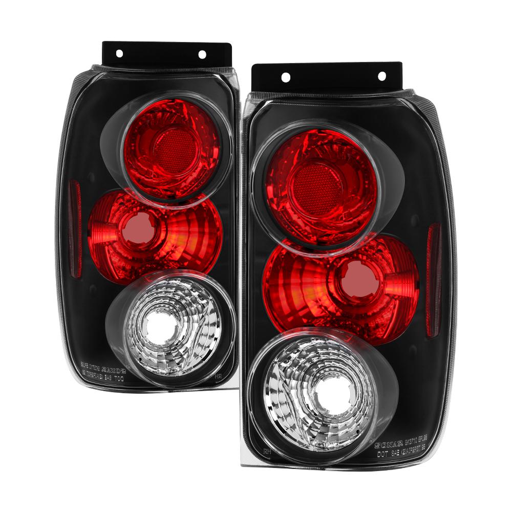 Spyder Auto Ford Explorer 95 97 Euro Style Tail Lights Black Ford Explorer 95 97 Euro Style Tail Lights Black
