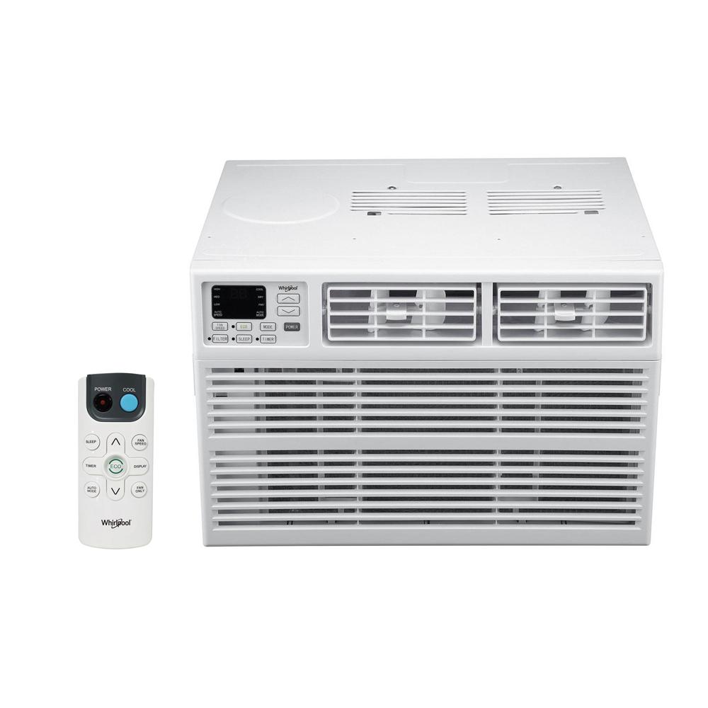 Whirlpool Energy Star 12 000 Btu 115 Volt Window Air Conditioner With Dehumidifier And Remote Whaw121bw The Home Depot
