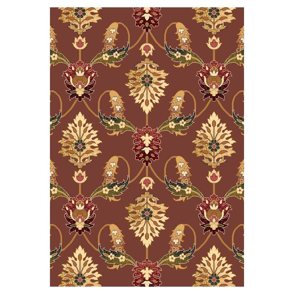 Kas Rugs Plum 5 ft. 3 in. x 7 ft. 7 in. Area RugCAM736353X77