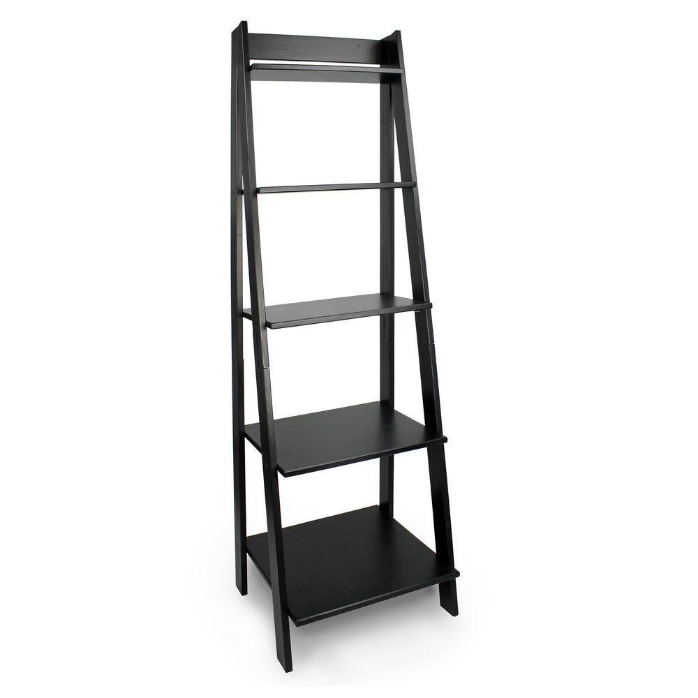 Adeptus SPLIT 5 SHELF LADDER UNIT - BLACK-95078 - The Home ...