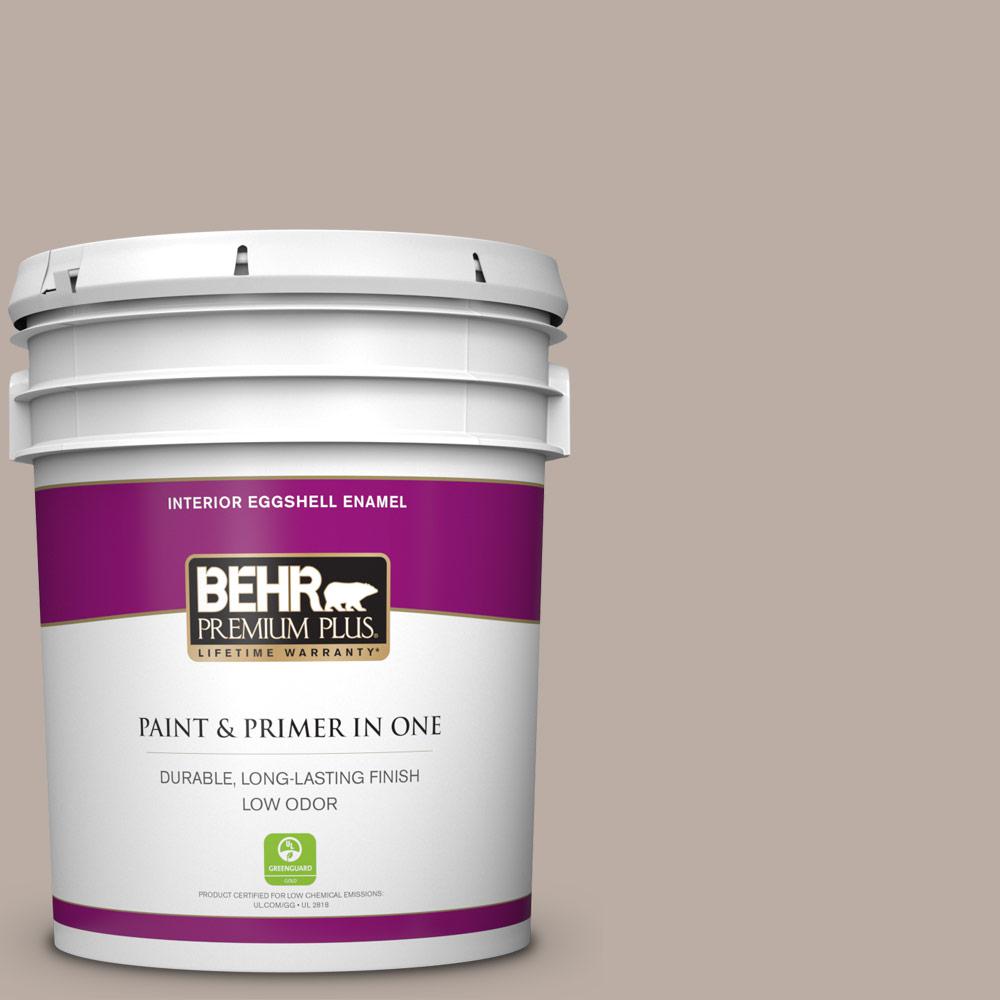 BEHR PREMIUM PLUS 5 gal. N2003 Nightingale Gray Eggshell Enamel Low
