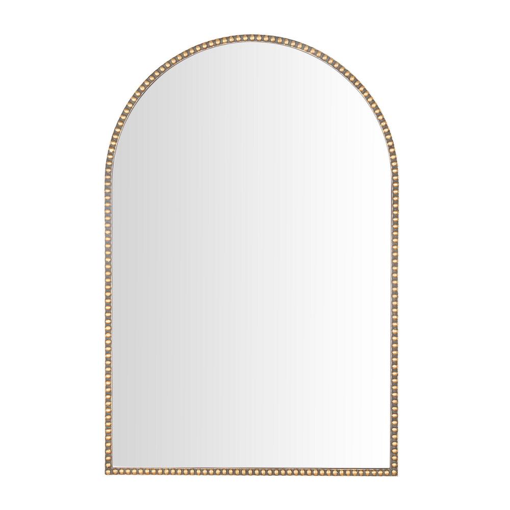 Home Decorators Collection Medium Arch Gold Antiqued Classic Accent Mirror (35 in. H x 24 in. W)