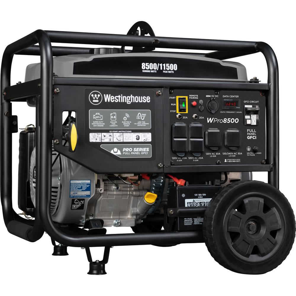 8500 Watts Portable Generators Generators The Home Depot