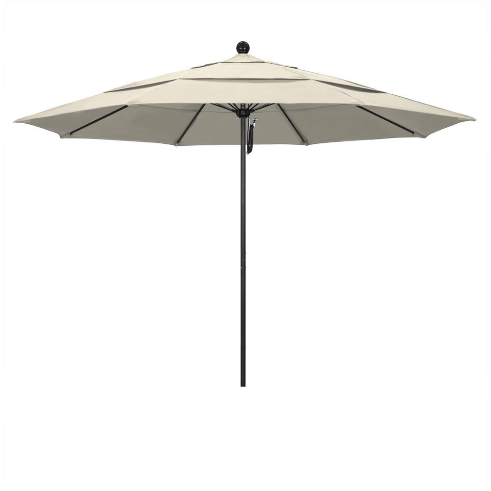 Pulley And Pin Lift System Aluminum Market Umbrellas Patio Umbrellas The Home Depot