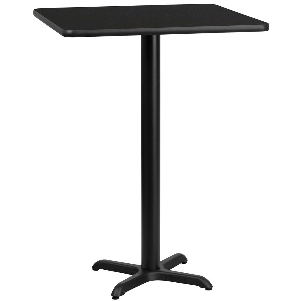 Flash Furniture 30 in. Square Black Laminate Table Top ...
