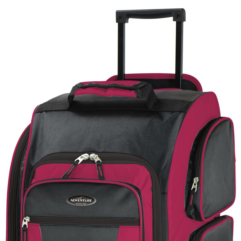 Travelers Club 30 in. MultiPocket Upright Rolling Duffel Bag 85130640 The Home Depot