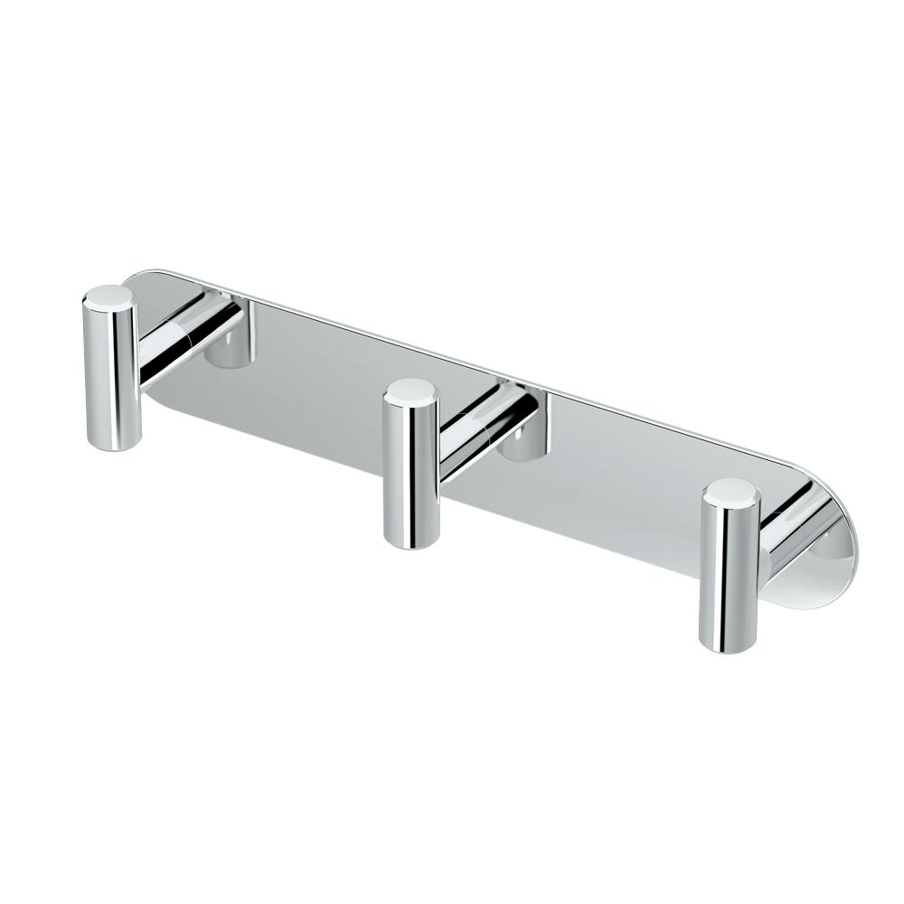Gatco Latitude II All Modern Decor Triple Robe Hook in Chrome