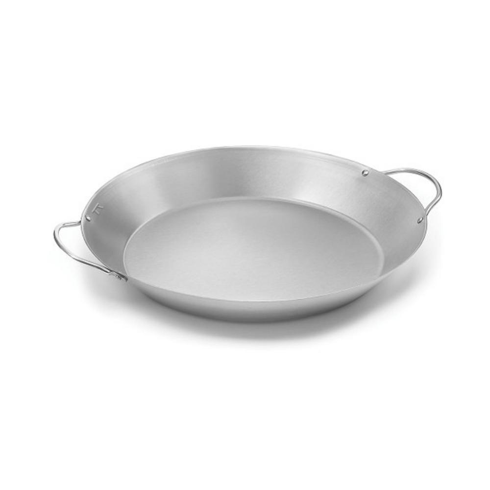 Outset Stainless Steel Paella Pan Qs68 The Home Depot Outset Stainless Steel Paella Pan