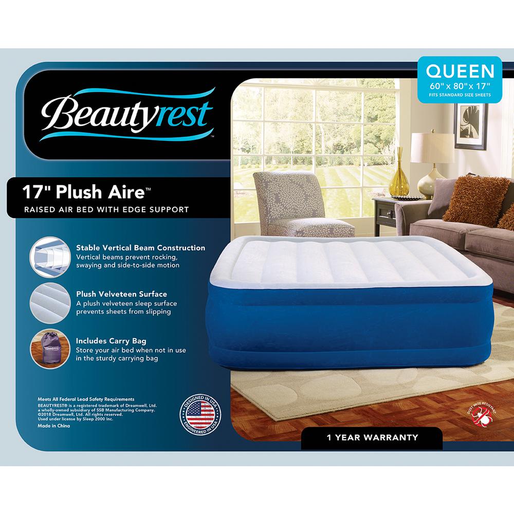air mattress with built-in pump