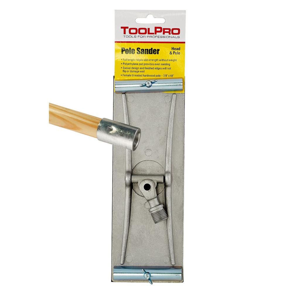 ToolPro Swivel Head Drywall Pole SanderTP04025 The Home Depot