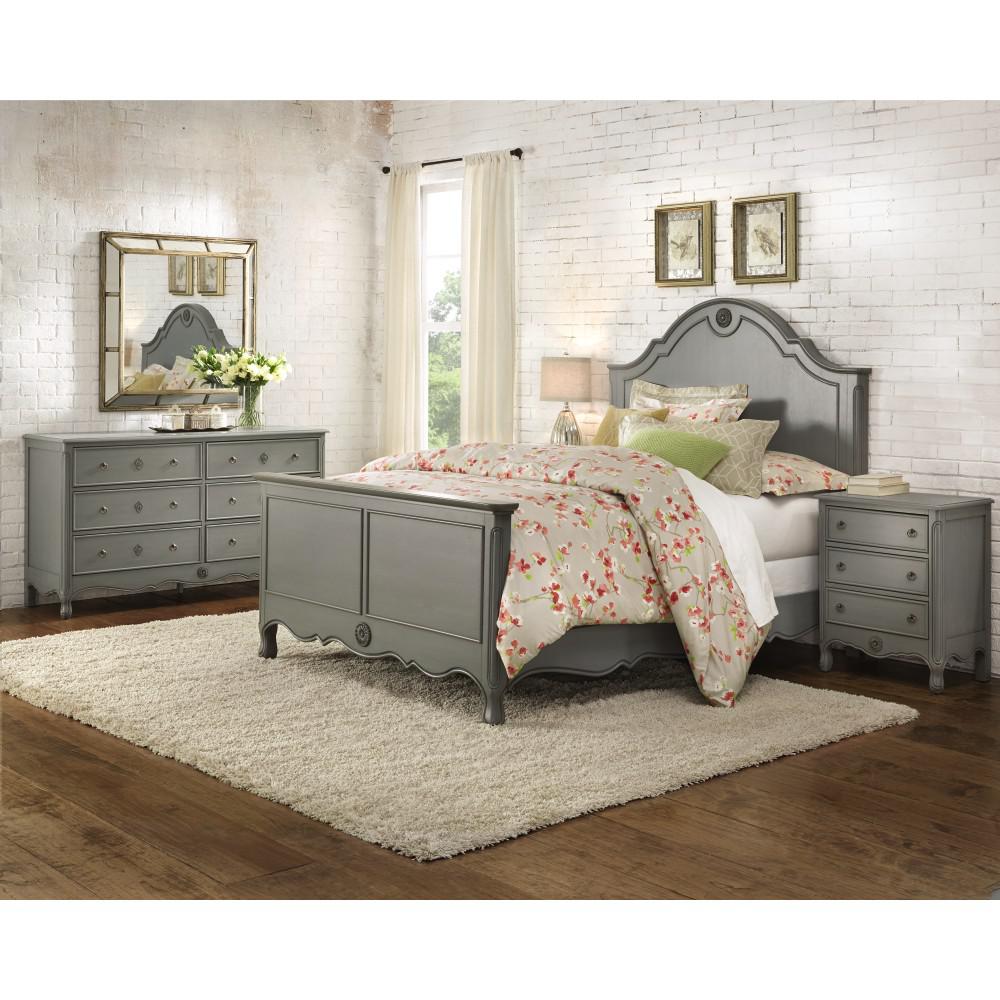 Bedroom Furniture The Home Depot Keys Grey King Bed