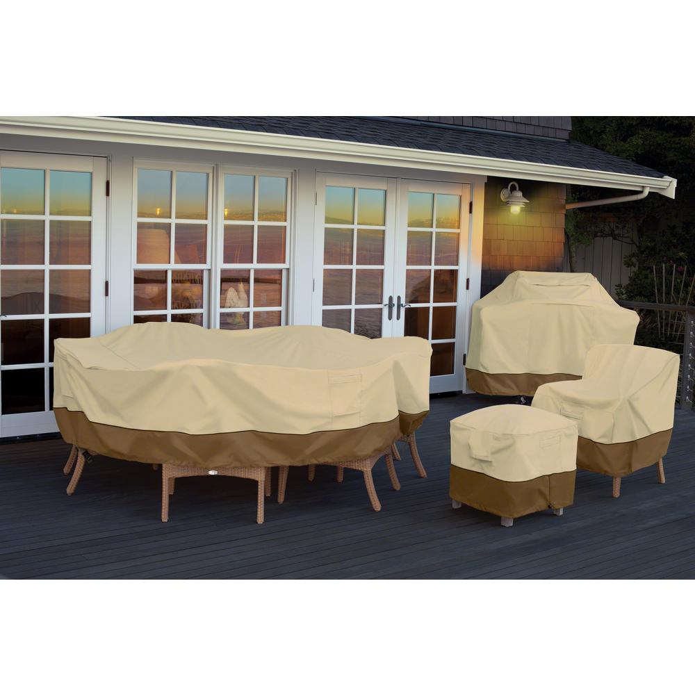 Classic Accessories Veranda X Large Rectangular Patio Table Cover 55 564 011501 00 The Home Depot