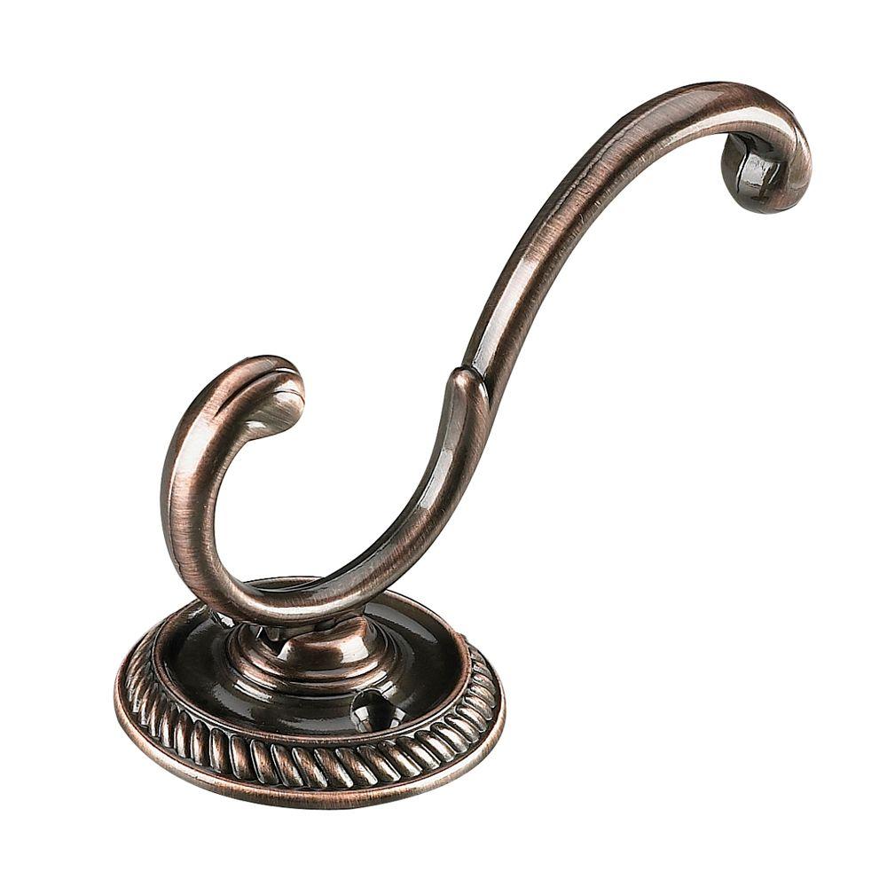 Richelieu Hardware Antique Nickel Heavy Duty Coat Hook with 21/4 in