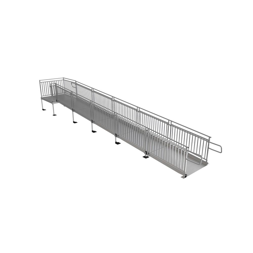 EZ-ACCESS PATHWAY HD 30 ft. Aluminum Code Compliant Modular Wheelchair Ramp System For Sale