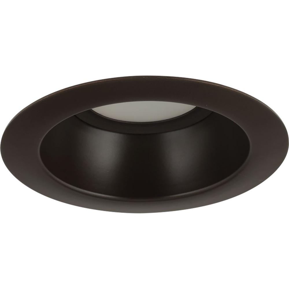 Progress Lighting 5 in. Antique Bronze Integrated LED Recessed Trim
