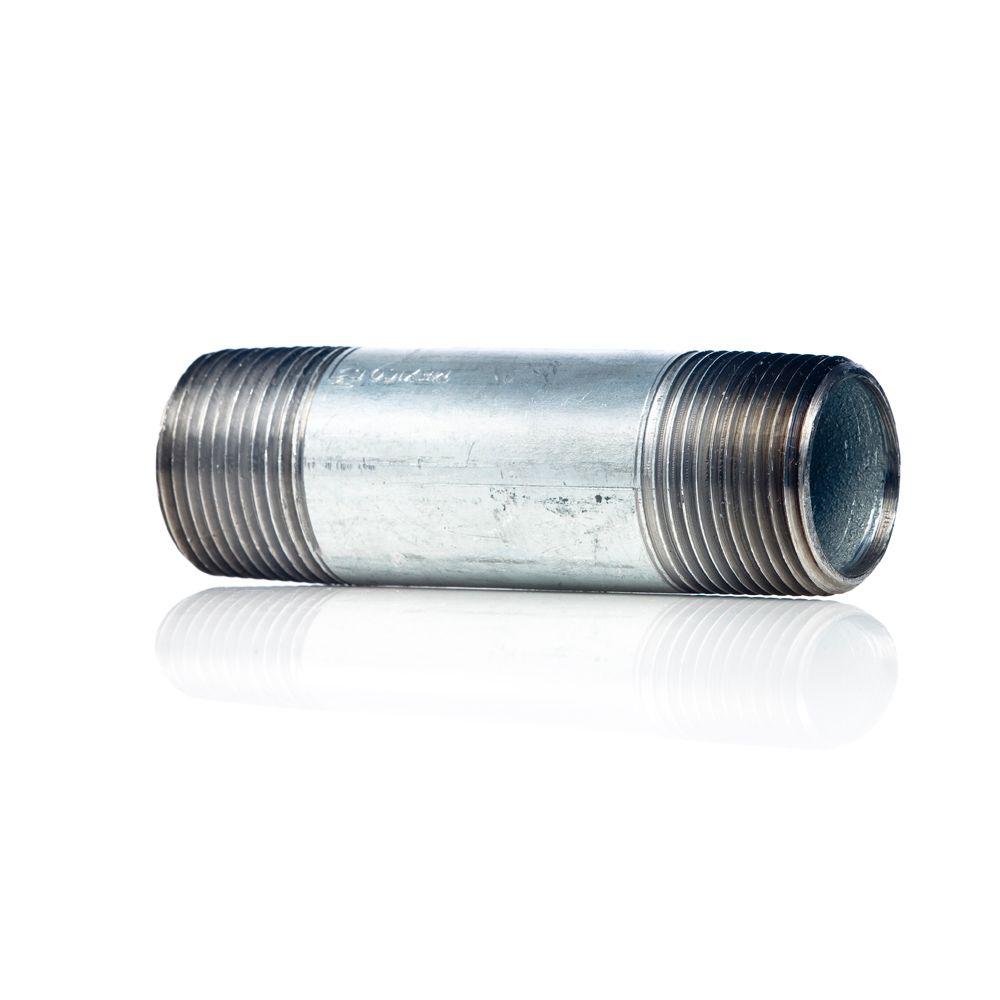 Eastman 1-1/2 in. IPS x 5 in. Long Pattern Galvanized Steel ...