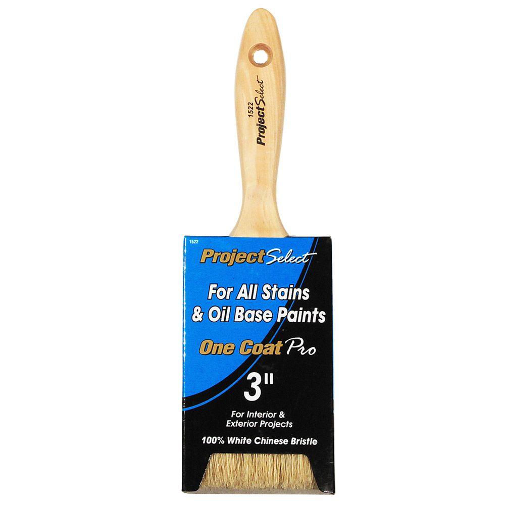 Linzer 3 in. Flat Bristle Brush15223 The Home Depot