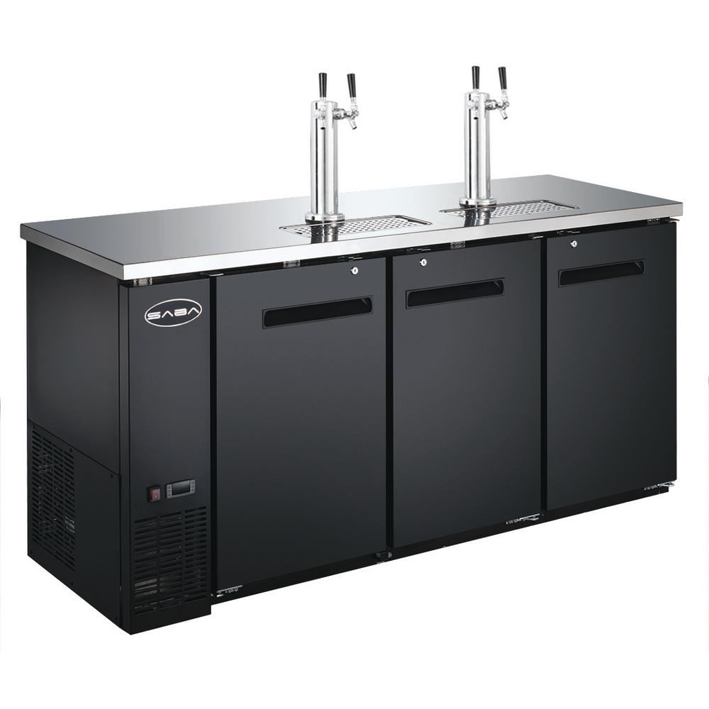 Kegerator For Sale >> Three 1 2 Barrel Beer Keg Dispenser Refrigerator Cooler With 2 Double Tap Towers Kegerator For Sale >> Three 1 2 Barrel Beer Keg Dispenser Refrigerator Cooler With 2 Double Tap Towers