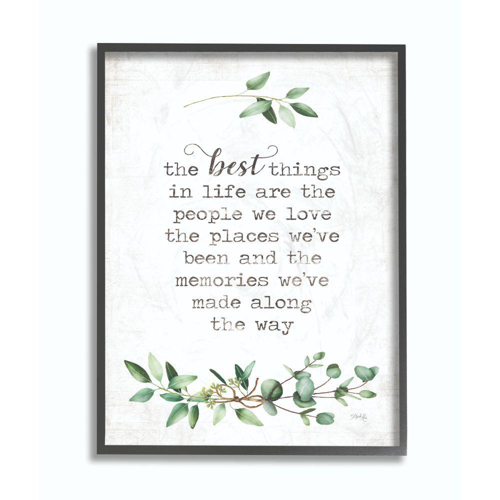 The Stupell Home Decor Collection 11 In X 14 In The Best Things In Life Are People Plants Typography By Marla Rae Framed Wall Art Rwp 186 Fr 11x14 The Home Depot Canvas prints wall art home wall decor black and white cityscape london paris buildings street red bus telephone booth classic cars pictures modern artwork for bedroom bathroom living room decor. 11 in x 14 in the best things in life are people plants typography by marla rae framed wall art