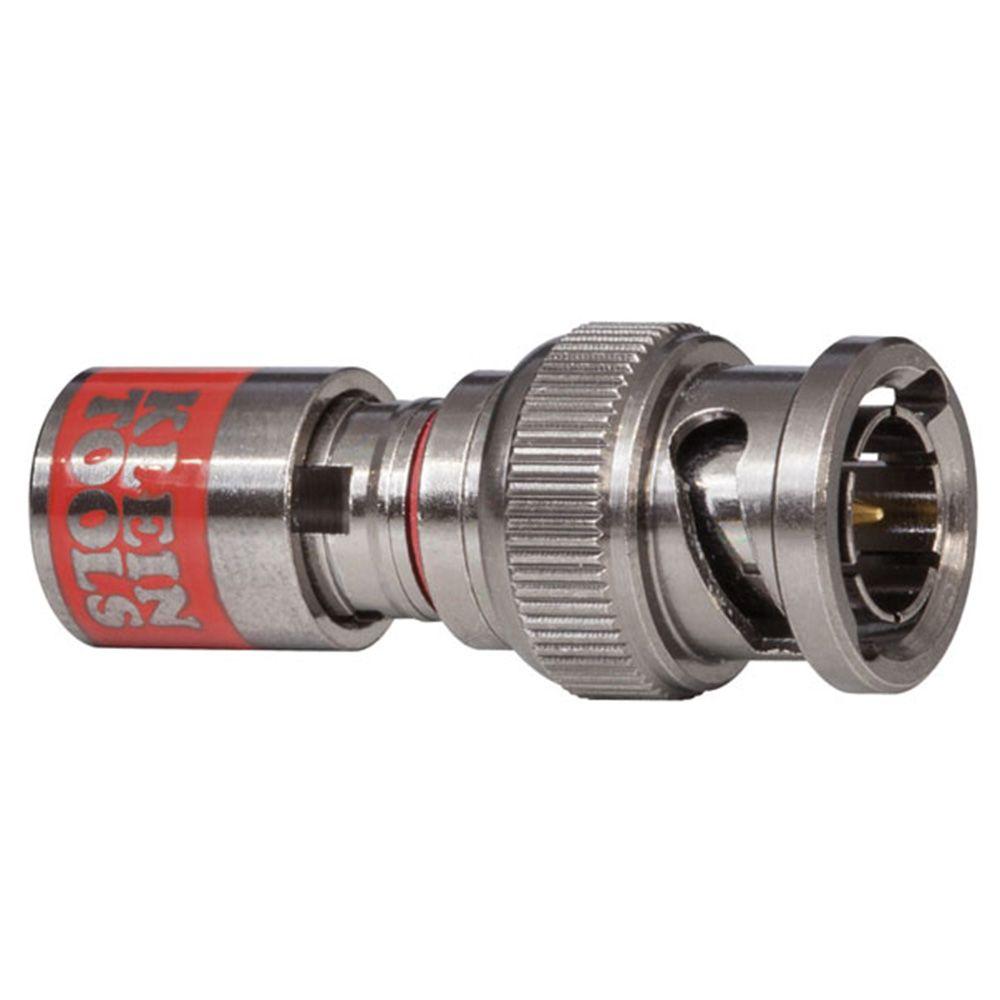Klein Tools Universal BNC Compression Connector for RG6/6Q (35Pack