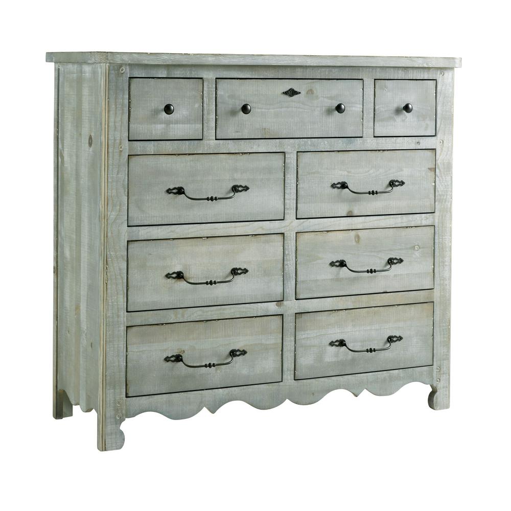 Gray Dressers Chests Bedroom Furniture The Home Depot