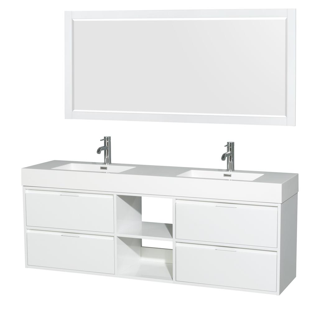 Floating Bathroom Vanities Bath The Home Depot
