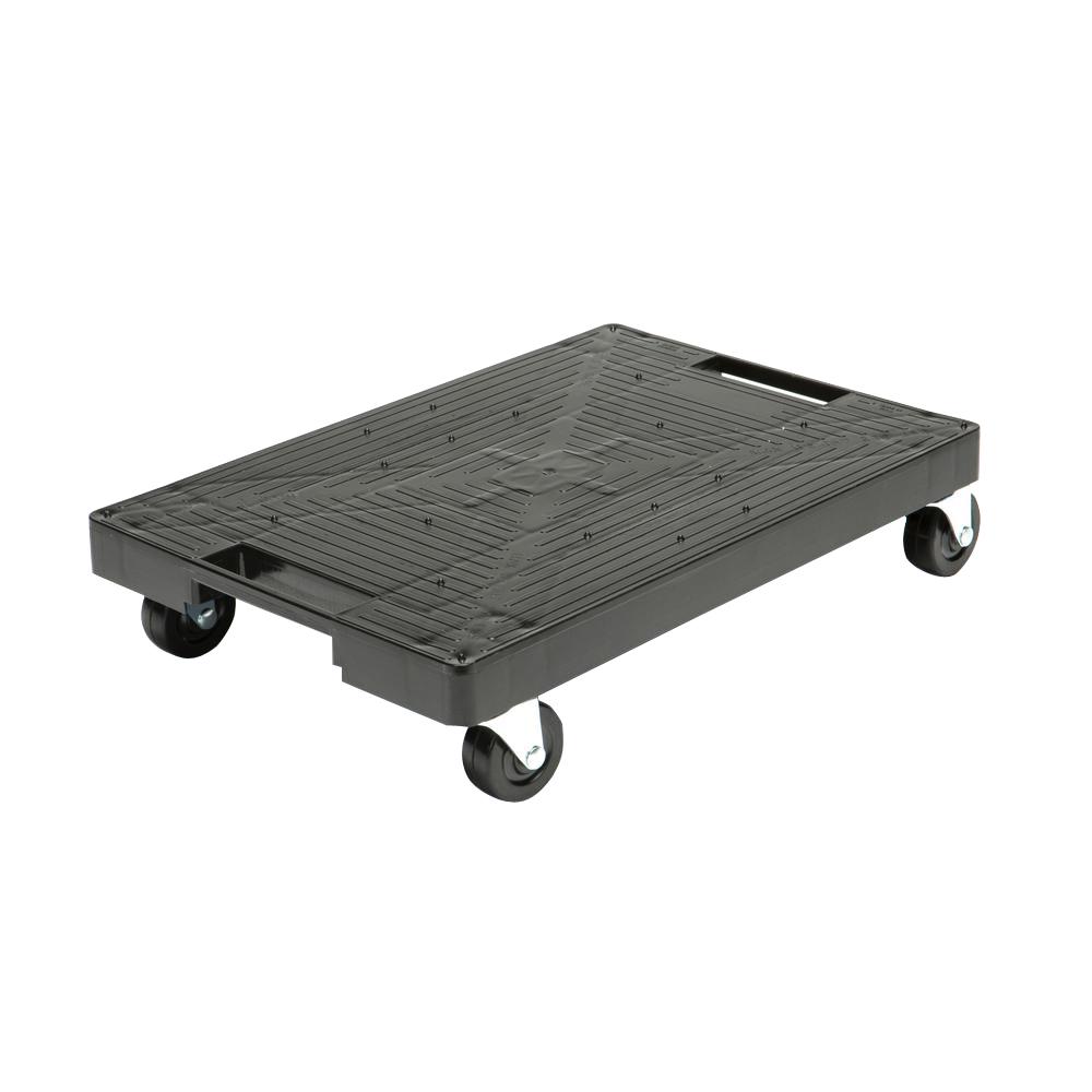 Devault Enterprises 16 in. x 11 in. MultiPurpose Black Garage Dolly