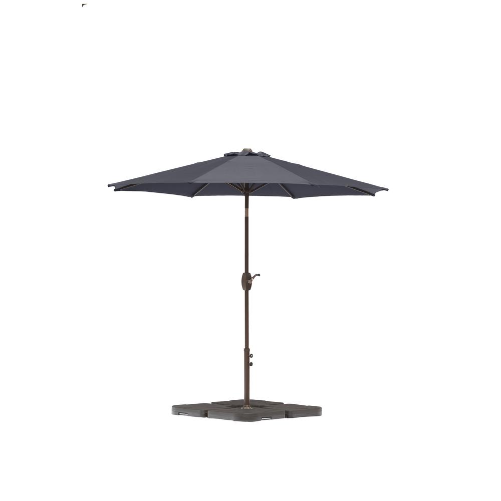 Gray Patio Umbrellas Patio Furniture The Home Depot