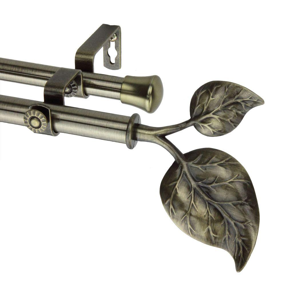 rod desyne ivy curtain rod 66 in.120 in