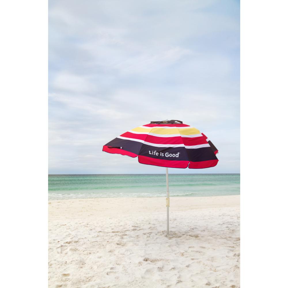 life is good beach umbrella