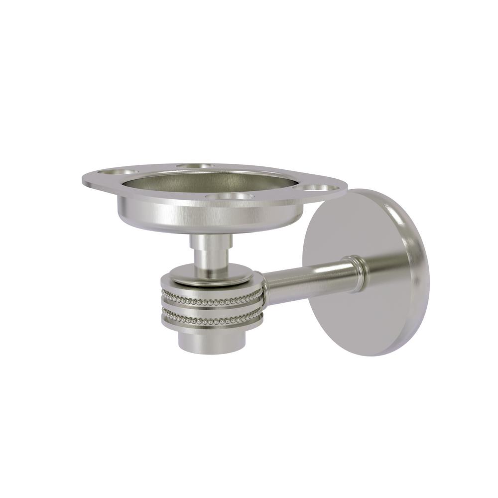 Fresca Ellite Toothbrush Holder In Brushed Nickel Fac1458bn The Satellite Orbit 1 Tumbler And Toothbrush Holder With Dotted Accents In Satin