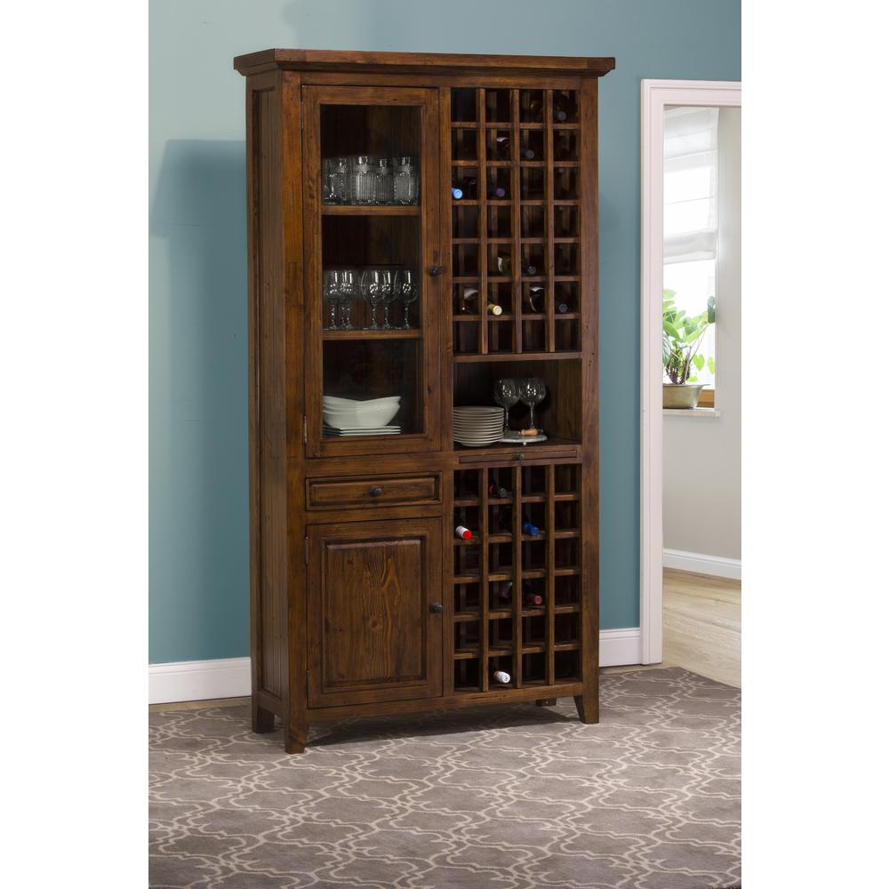 rustic - wine cabinet - furniture - the home depot