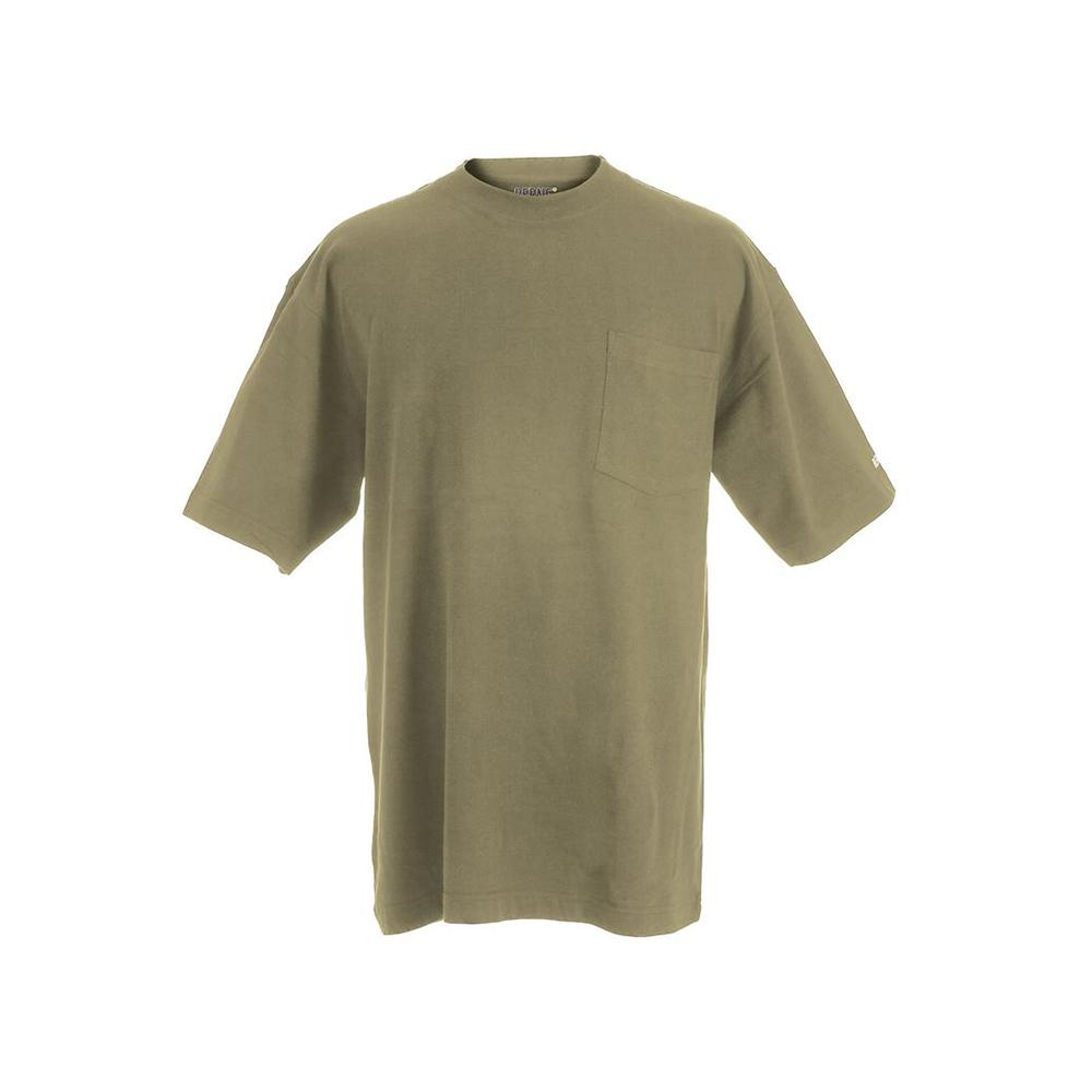 UPC 092021133447 product image for Berne Men's 5 XL Tall Desert Cotton and Polyester Heavy-Weight Pocket T-Shirt | upcitemdb.com