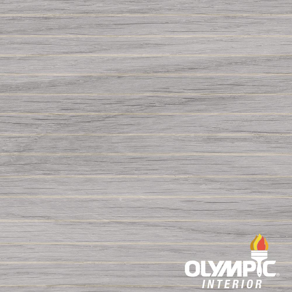 Olympic 1 Gal White Semi Transparent Oil Based Wood Finish Penetrating Interior Stain Ois01 01 The Home Depot