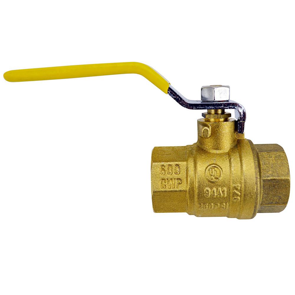 Watts 3/4 in. Brass Sweat x Sweat Full Port Solder Ball Valve3/4 LFFBVS3C The Home Depot