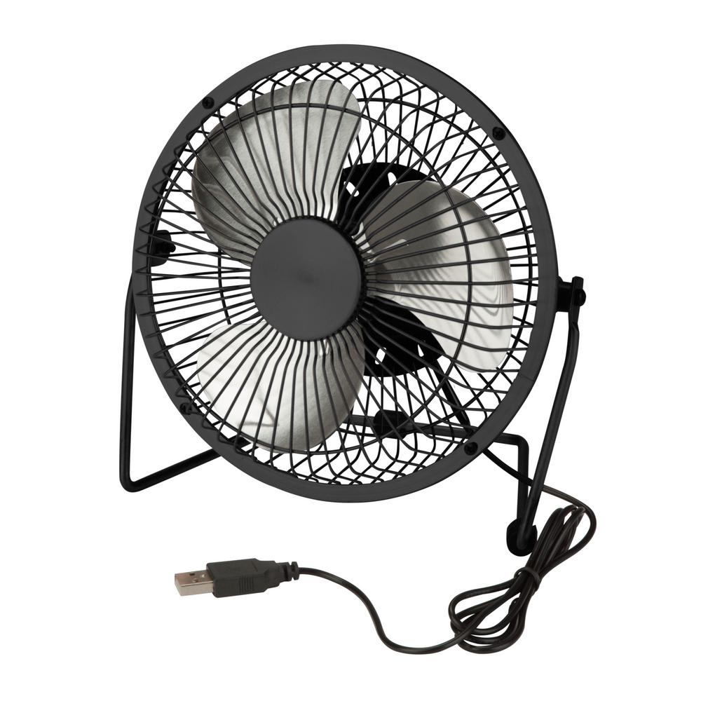 Heat Fan Home Air Quality Fans Desk Fan Gpx 4 Inch Usb Powered