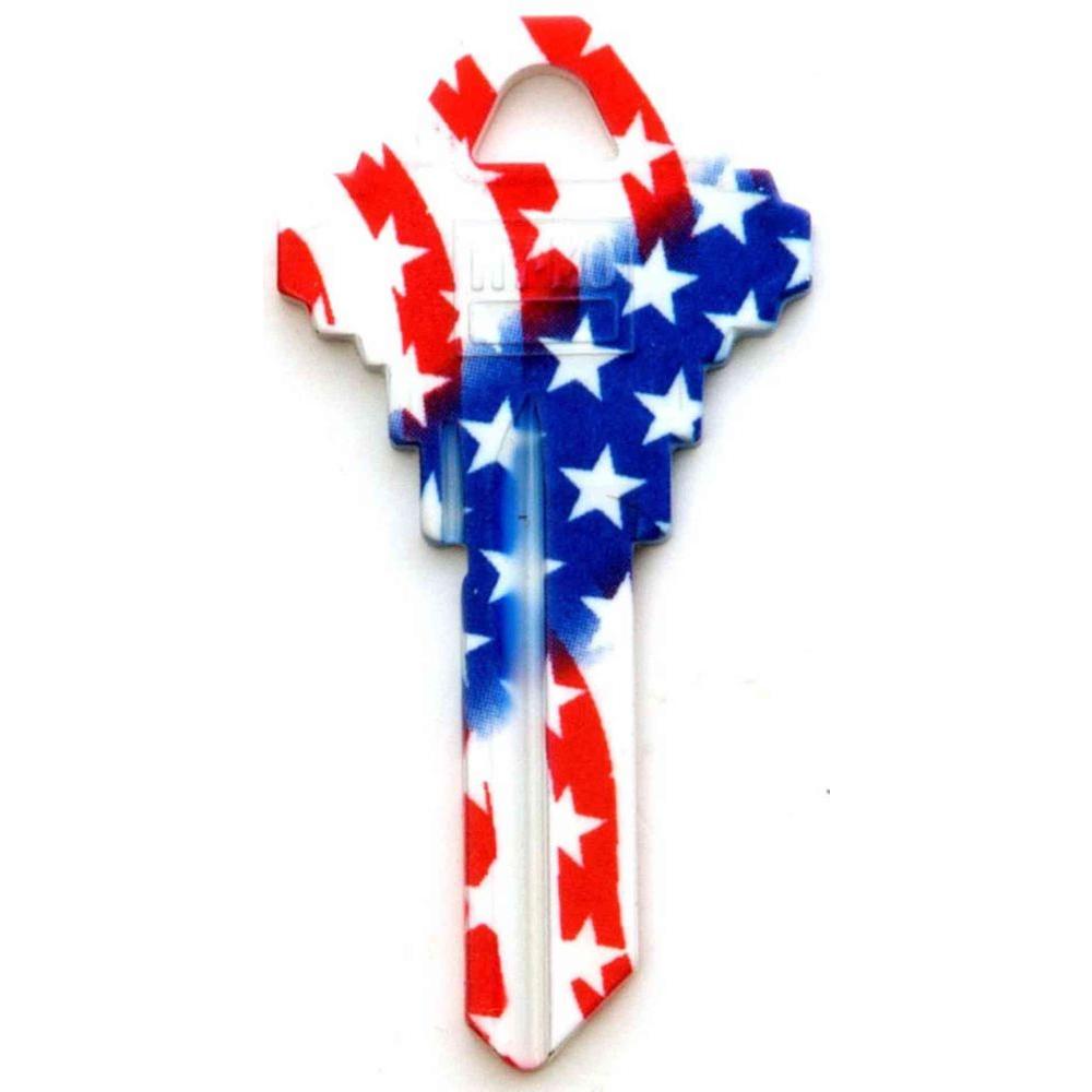 HYKO Blank Schlage Flag Key16010SC1FLAG The Home Depot